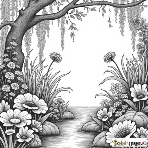 Fantasy Garden Coloring Book for Adults