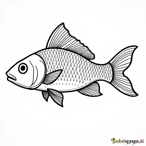 Peixes Coloridos  Um cardume de peixes de diferentes formas e tamanhos nadando ao redor de corais e algas.  Inclua detalhes como escamas, barbatanas e expressões fofas nos peixes.