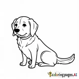 Cute female on all fours under a dog