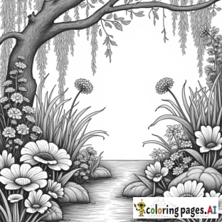 Fantasy Garden Coloring Book for Adults