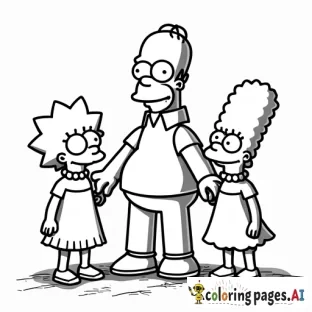 homer und seine familei